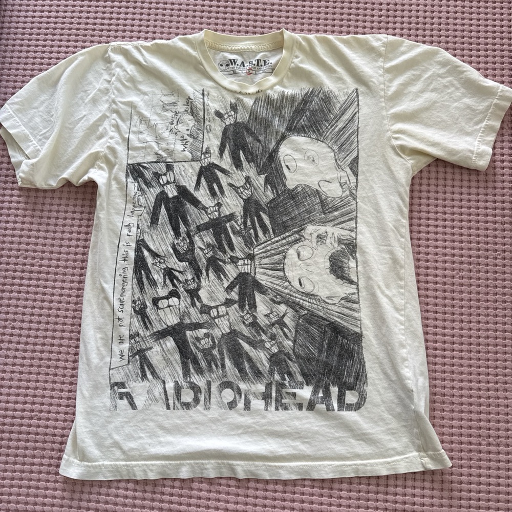 Radiohead W.A.S.T.E. Original T-shirt M